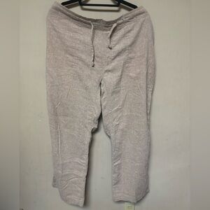 Prana Linen-Blend Drawstring Pants - Light Taupe